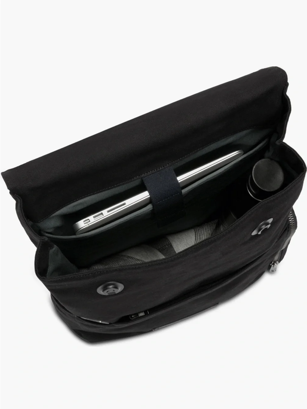 Timbuk2 Foundry Pack is a black canvas backpack